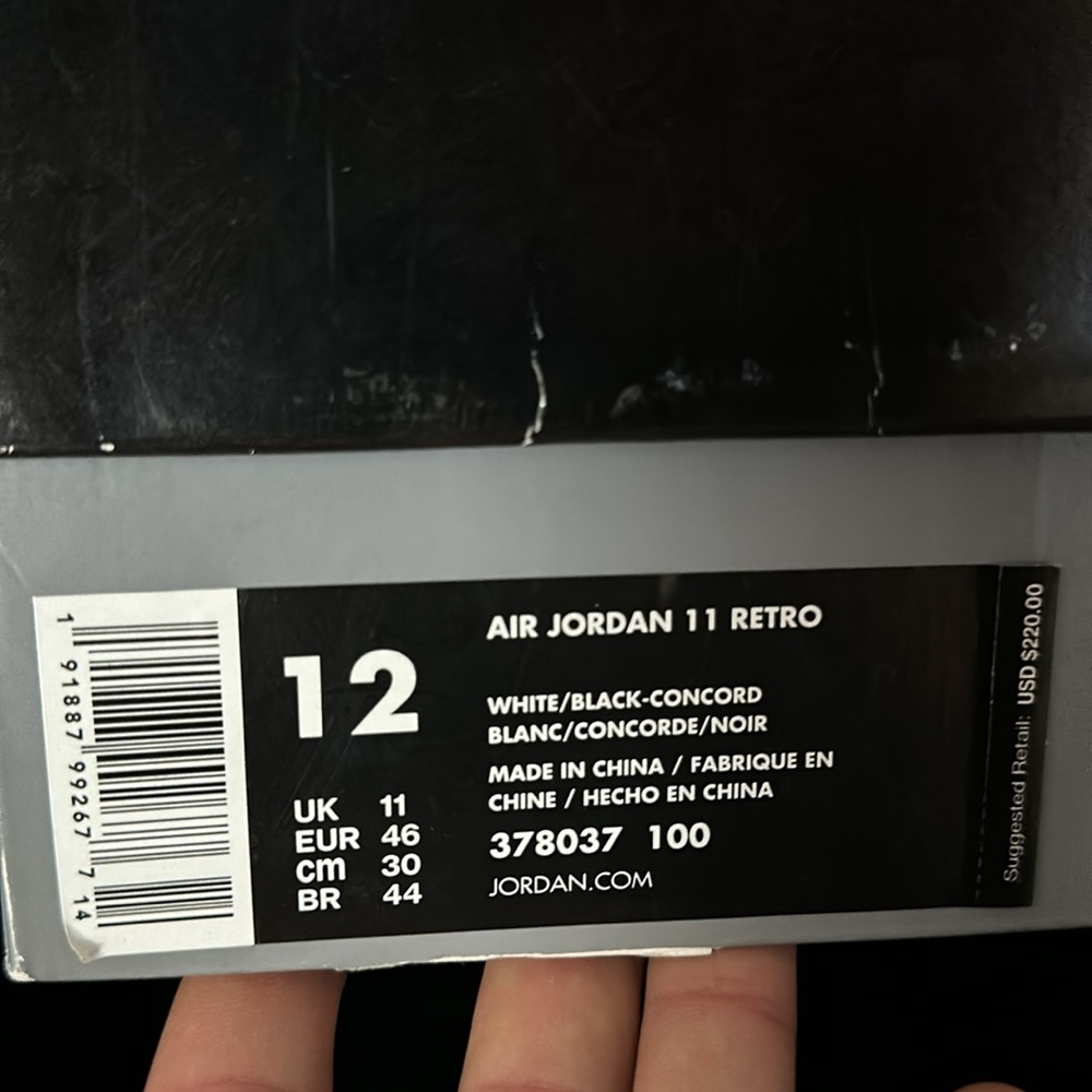 Jordan 11 Retro “Concord” size 12 - Picture 7 of 8